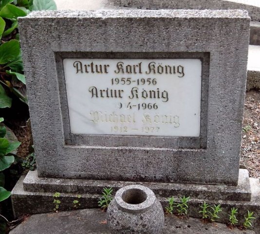 Koenig Artur 1914-1966 Michael 1912-1977 Grabstein